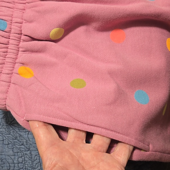 Disney 100 Wonderful World of Color Shorts w/ Colorful Polka Dots Size Med NWT - Picture 6 of 7